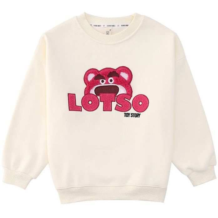 Áo Hoodie Họa Tiết Gấu Hoạt Hình Thời Trang Xuân Thu Cho Trẻ Em Gái 3-15 Tuổi