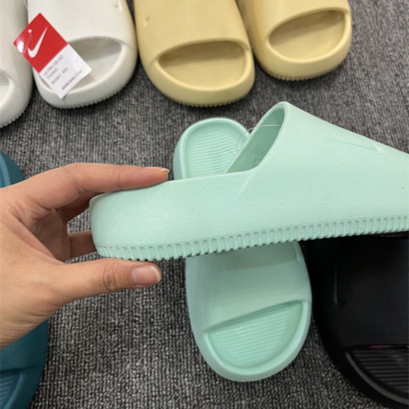 Dép Sandal Đế Mềm Dày Màu Trơn Thời Trang Mùa Hè Cho Cặp Đôi