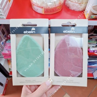 (Mẫu mới) Miếng Rửa Mặt Ebelin Bọt biển và silicon