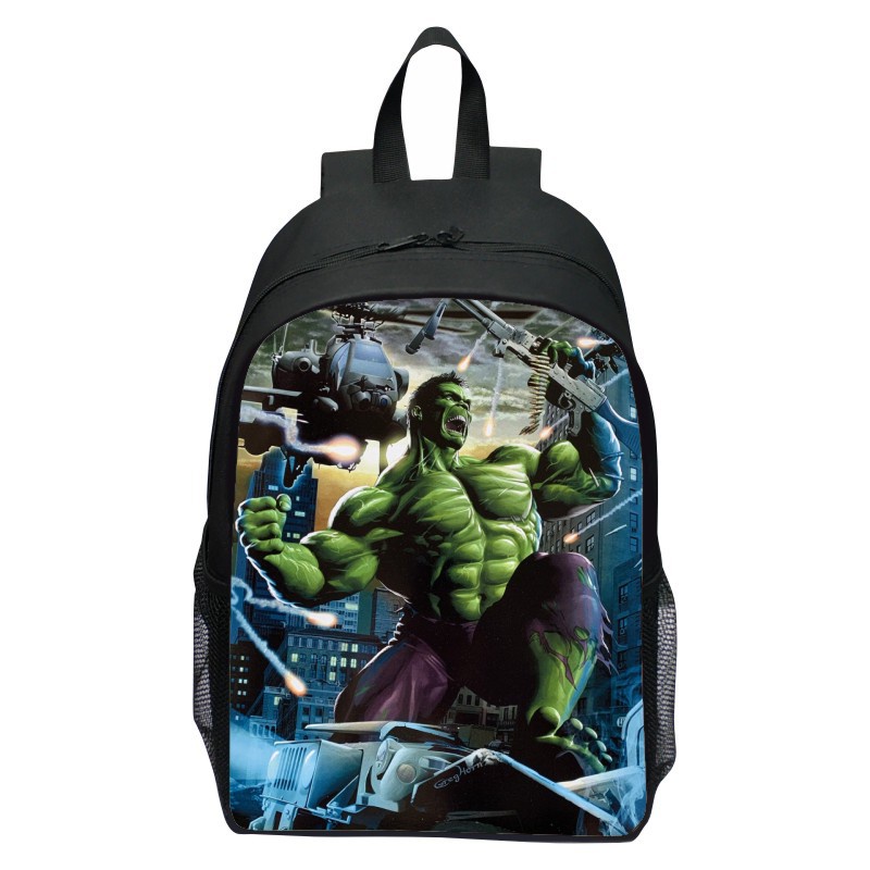 Balo Đi Học Hulk 3D Hoạt Hình Trọng Lượng Nhẹ Và Thoải Mái Cho Bé