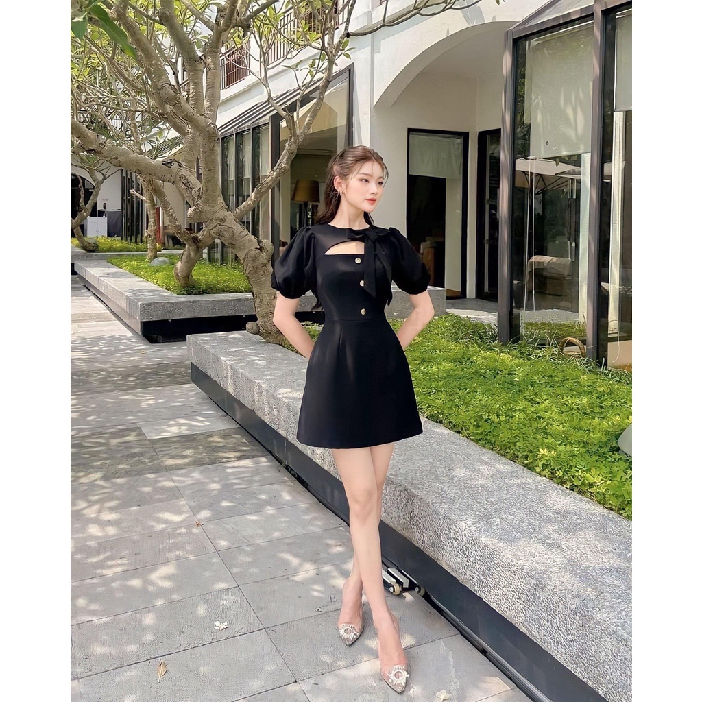 Thời Trang Bigsize Váy Dự Tiệc Cho Nữ Vải Cotton Lạnh Cao Cấp Thanh lịch 50 - 100Kg