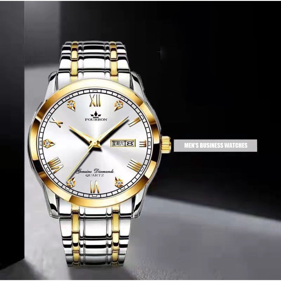 Esea Đồng Hồ Cơ Dây Thép Chống Nước Phát Quang Không Phai Màu Cho Nam Và Nữ