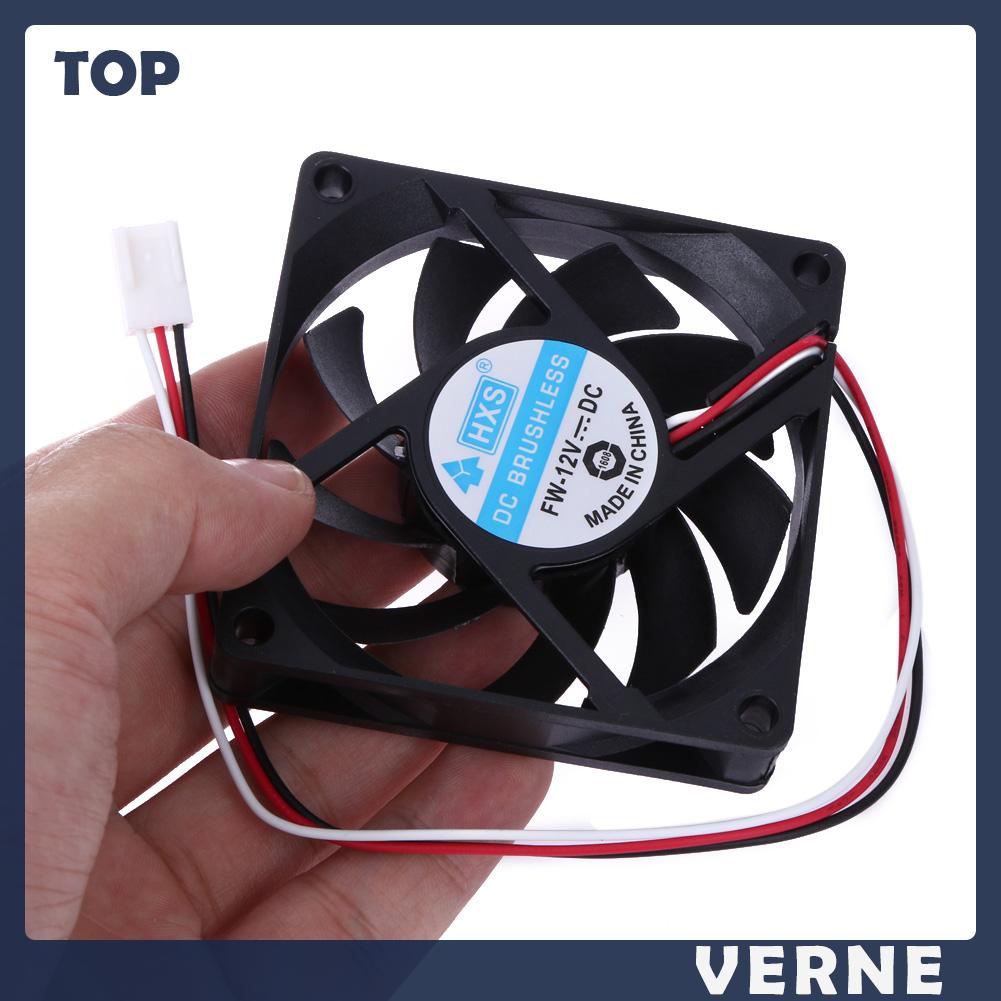 Quạt Tản Nhiệt cpu 12v 7cm 70mm Cho Máy Tính