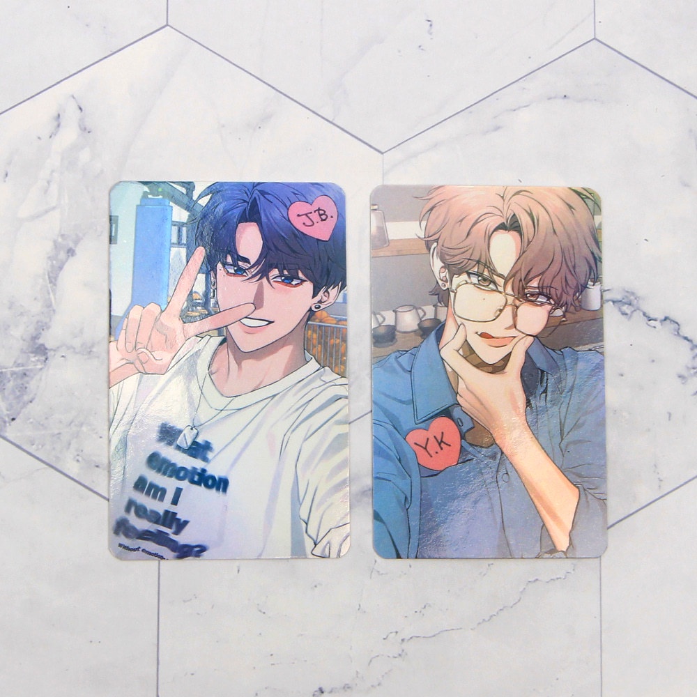 Thẻ Bài doujin Hai Mặt 3 inch Dày Dặn Chất Lượng Cao