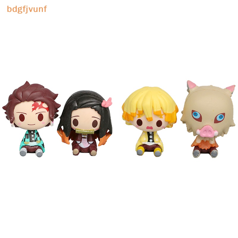 Set 4 Mô Hình Nhân Vật Phim demon slayer