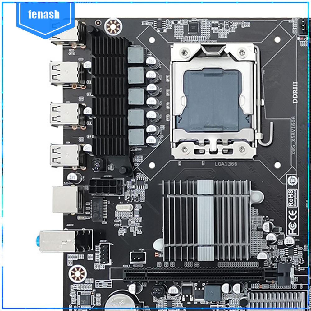 Bo Mạch Chủ Hai Kênh Hỗ Trợ Chơi Game au- x58 lga 1366 e5640