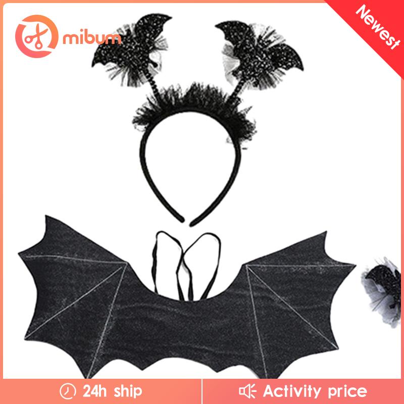 Bộ Băng Đô Và Chân Váy tutu Hóa Trang halloween