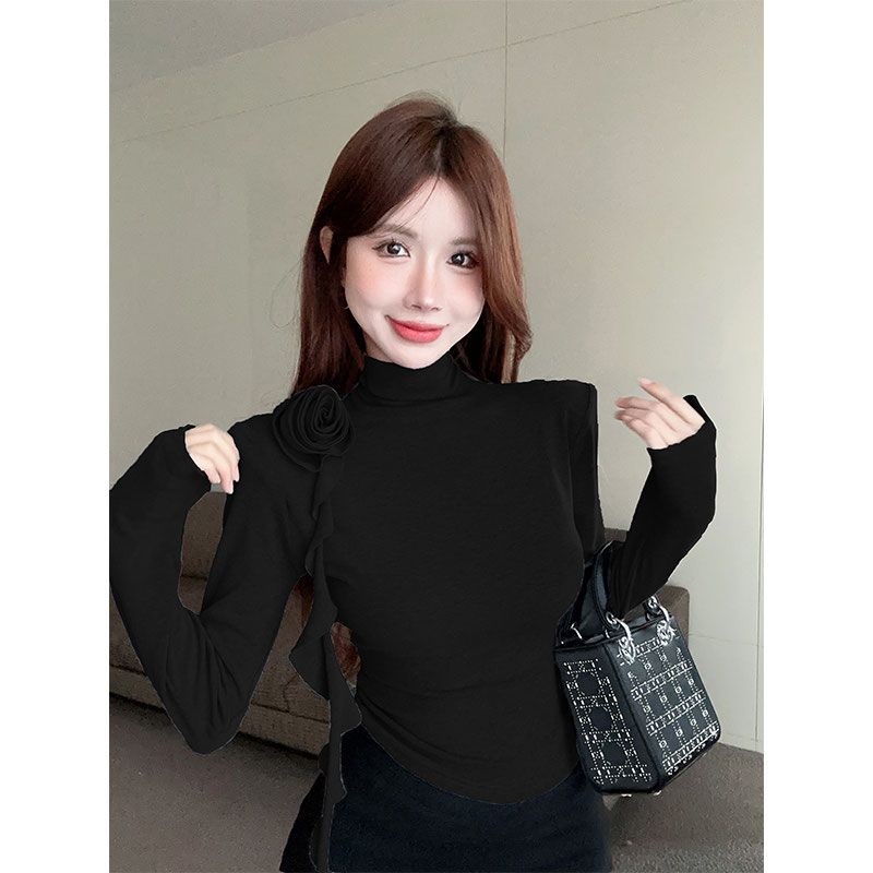 Hàng Có Sẵn] Áo Thun Tay Dài Đơn Giản Dễ Phối Đồ Phong Cách Hàn Quốc