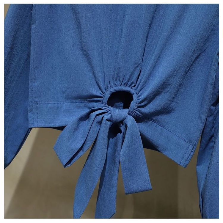 Áo Sơ Mi Nữ Tay Dài Cổ Búp Bê Phong Cách Thời Trang Châu Âu Mới