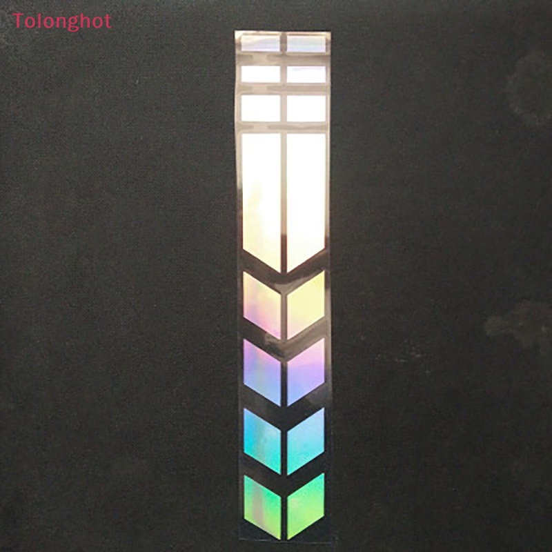 FENDER Tolonghot > Đề Can Phản Quang Cảnh Báo Chống Thấm Nước Hình Mũi Tên Xe Máy / Xe Hơi Thông Dụng