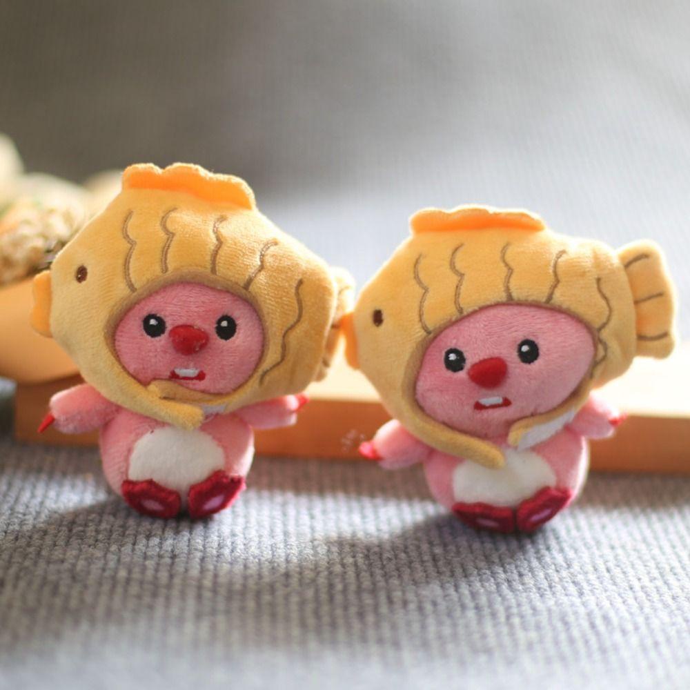 Giovanni Móc Chìa Khóa Nhồi Bông Nhỏ Nhắn Hoạt Hình taiyaki beaver loopy Dễ Thương Dành Cho Trẻ Em
