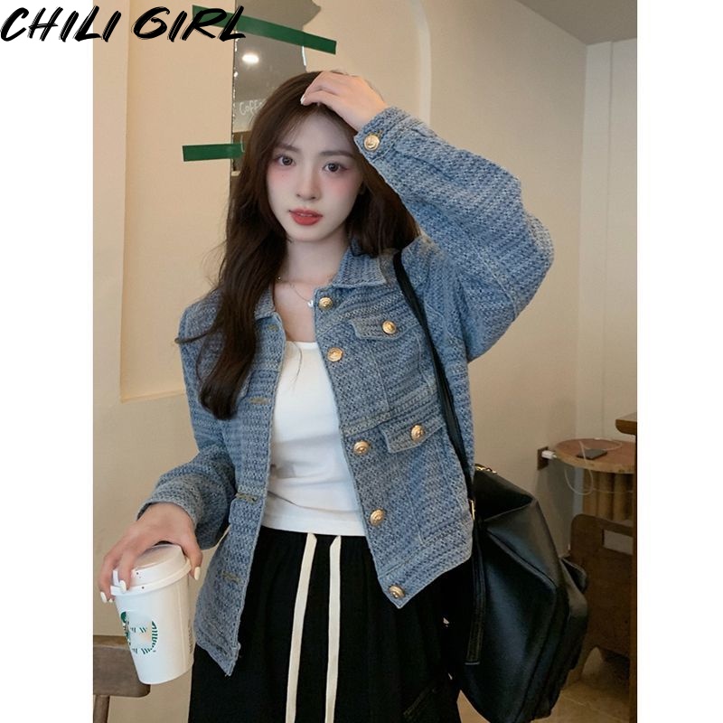 CHILI GIRL áo khoác dù áo khoác bomber Độc đáo New Style chic Thanh lịch WJK23918NN38Z230918