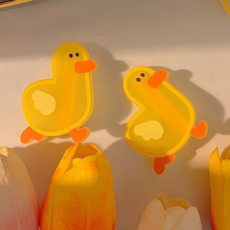 Kẹp Tóc Hình Chú Vịt Hoạt Hình Cỡ Lớn Phong Cách Công Chúa Cho Bé Gái