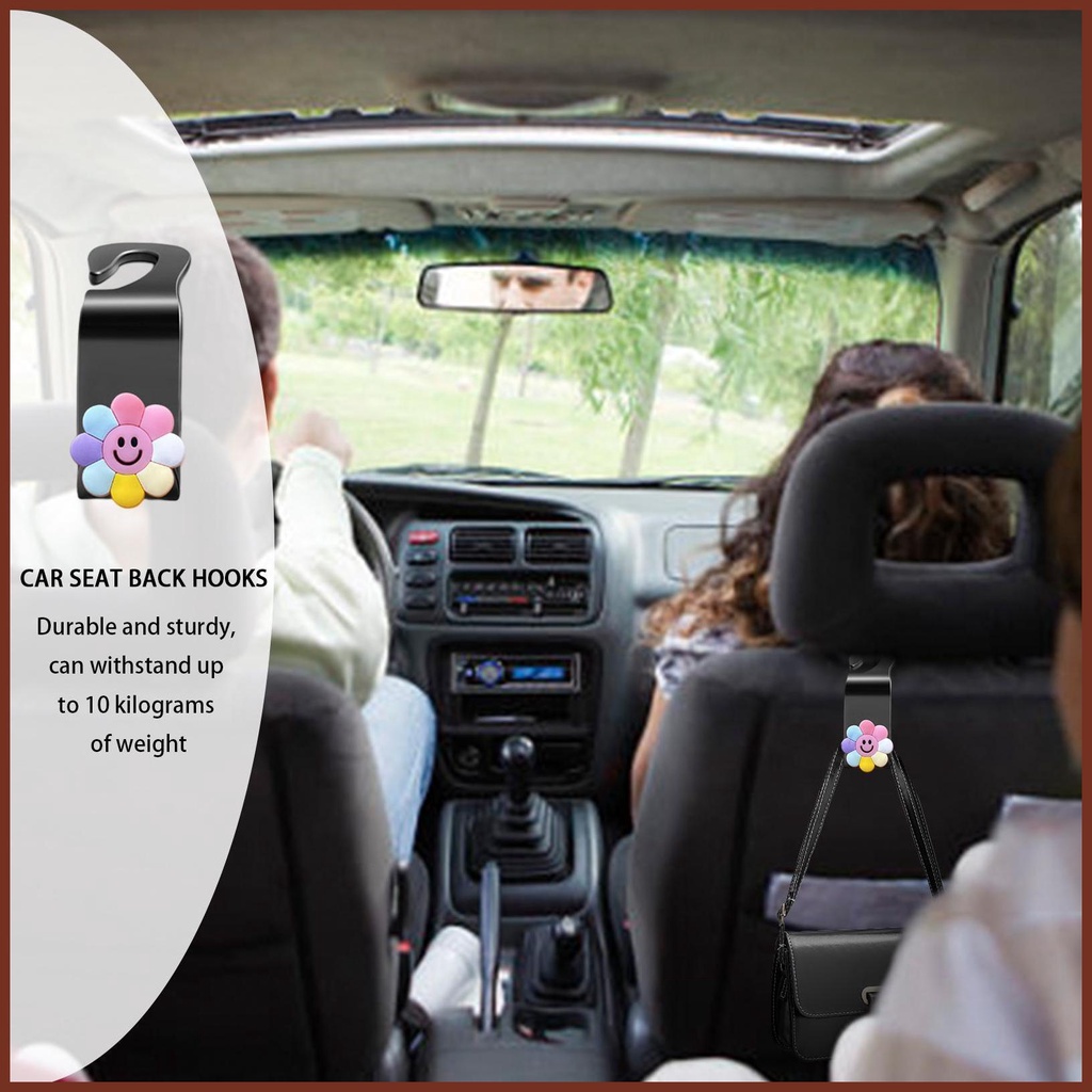 Móc Treo Túi Xách / Ví Đựng Đồ Dùng Gắn Đầu Xe Hơi Vô Hình Tiện Dụng