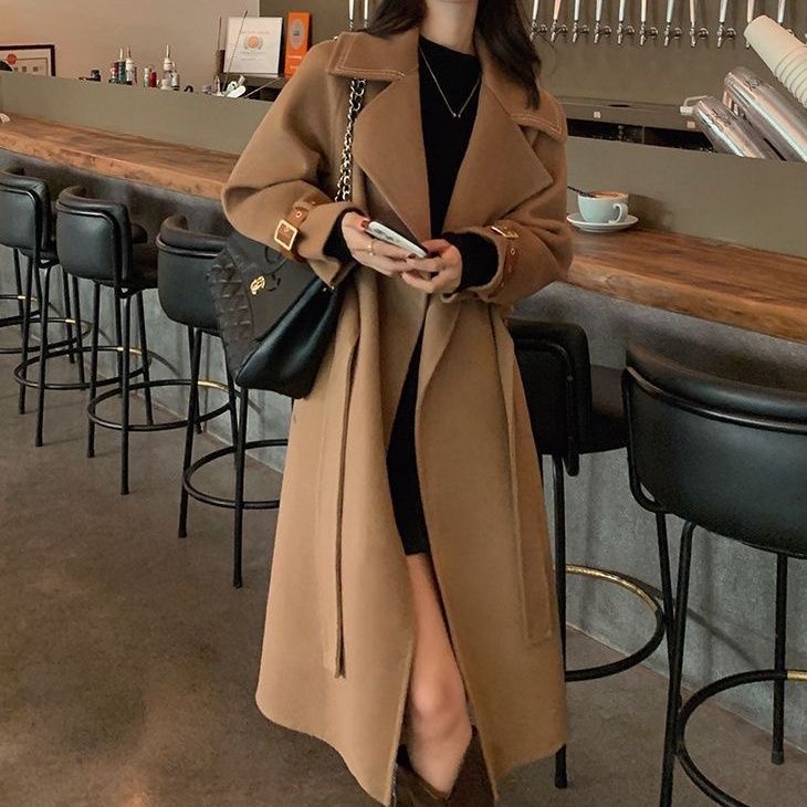 Áo Khoác Len Cao Cấp Phong Cách Hàn Quốc Thời Trang Thu Đông Hàng Mới 2023