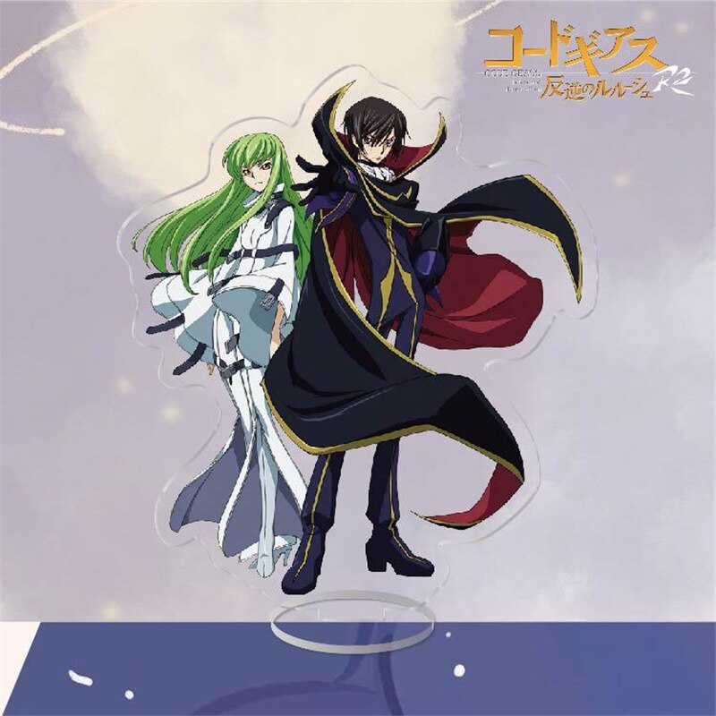 Mô hình Standee Manga Anime Code Geass Acrylic Lelouch Lamperouge decor góc học tập để bàn làm việc cao 15cm