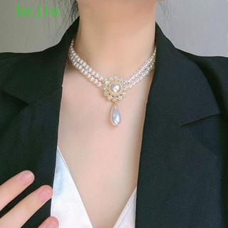 Hejiu Vòng cổ Hợp Kim Đính Đá Phong Cách retro vintage Cho Nữ