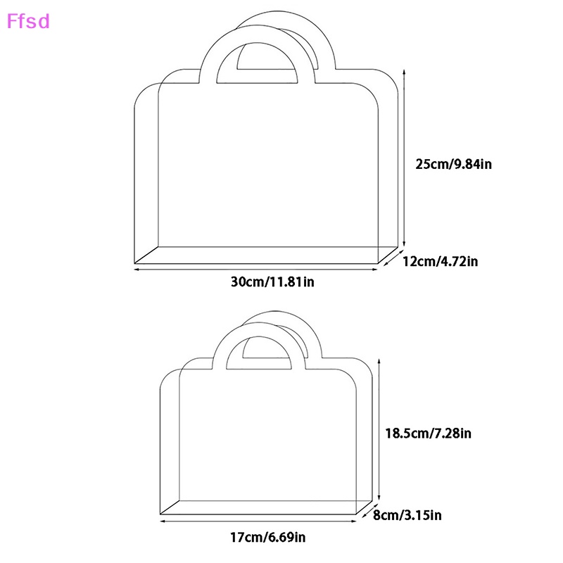 1 Túi Gói Hoa Hồng Cầm Tay Trong Suốt Tươi Mới Gói Hoa Hồng Cho Lễ Hội  * Bán Chạy