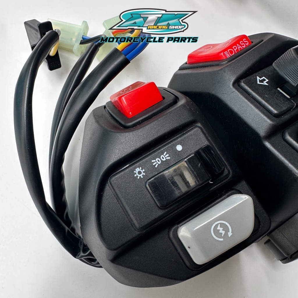 Cùm NVX gắn xe Exciter 135 đã mod sẵn full chức năng ,Bassing ,hazard ,tắt máy có dây kéo e