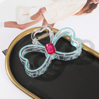 Kẹp Tóc Nơ Đính Đá 9.5cm