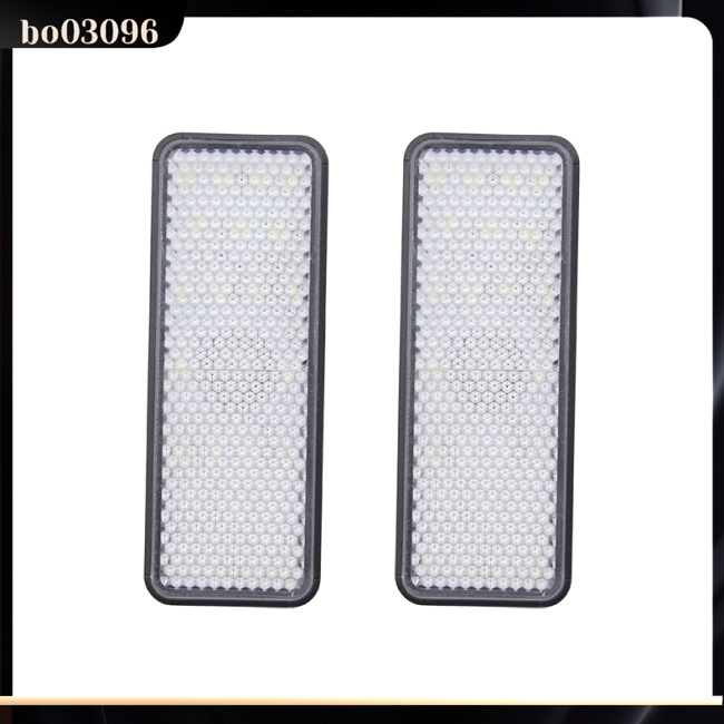 Bo 1 Cặp Đèn led Hình Vuông Phản Quang Chống Nước Gắn Đuôi Xe Máy / Xe Đạp Điện