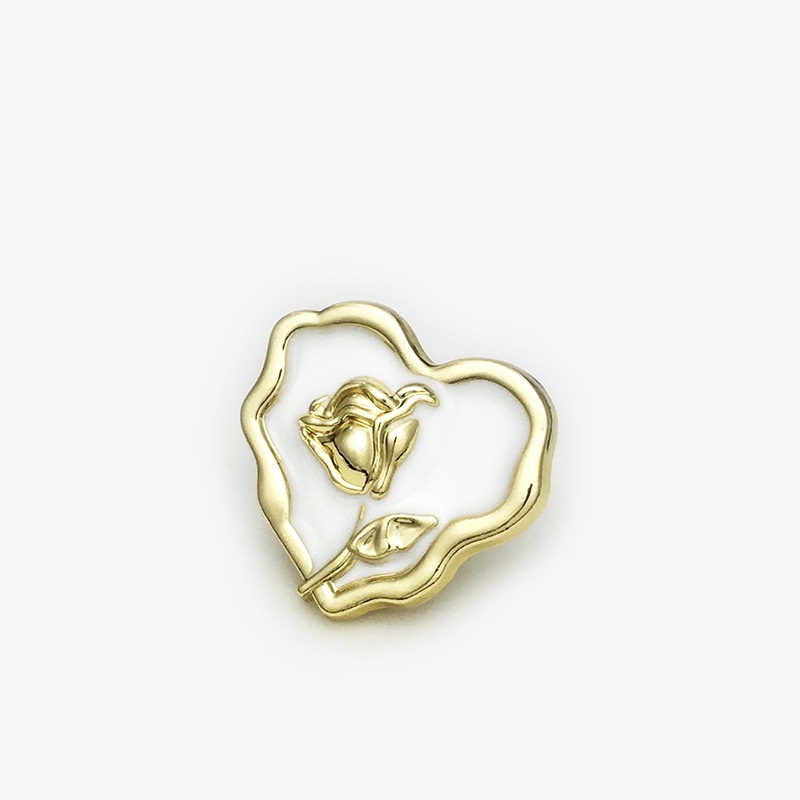 Bộ 5 Nút Áo Khoác Dệt Kim Hình Trái Tim / Người Ngoài Hành Tinh 11-25mm