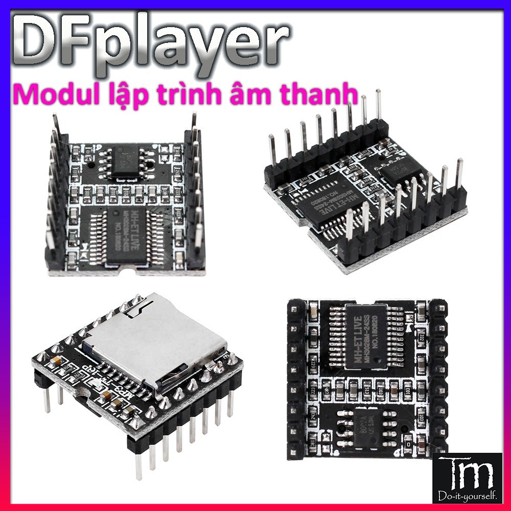 [Mã ELHACE giảm 4% đơn 300K] Modul Lập Trình Âm Thanh Điều Khiển Phát Nhạc MP3 DFPlayer Mini