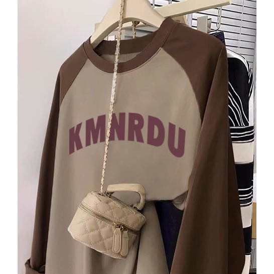 Áo Thun Tay Dài 100% cotton In Họa Tiết Thời Trang Hàn Quốc Cho Nữ