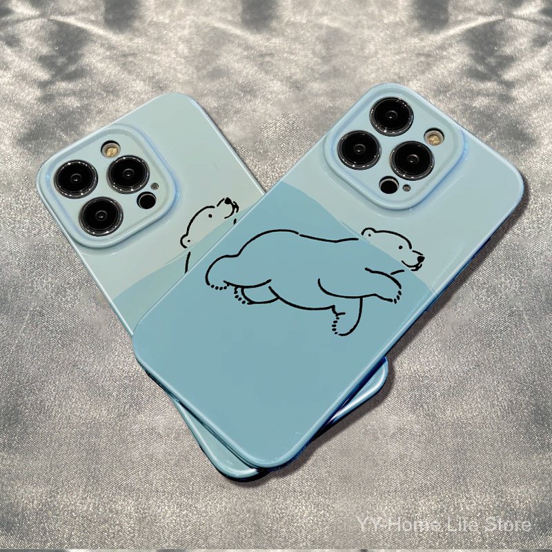 Ốp Điện Thoại Cứng Chống Va Chạm Hình Gấu Cho iphone 15 15promax 14promax 14 13 12 11 pro max 13promax xr xs max 7 8 plus 14plus
