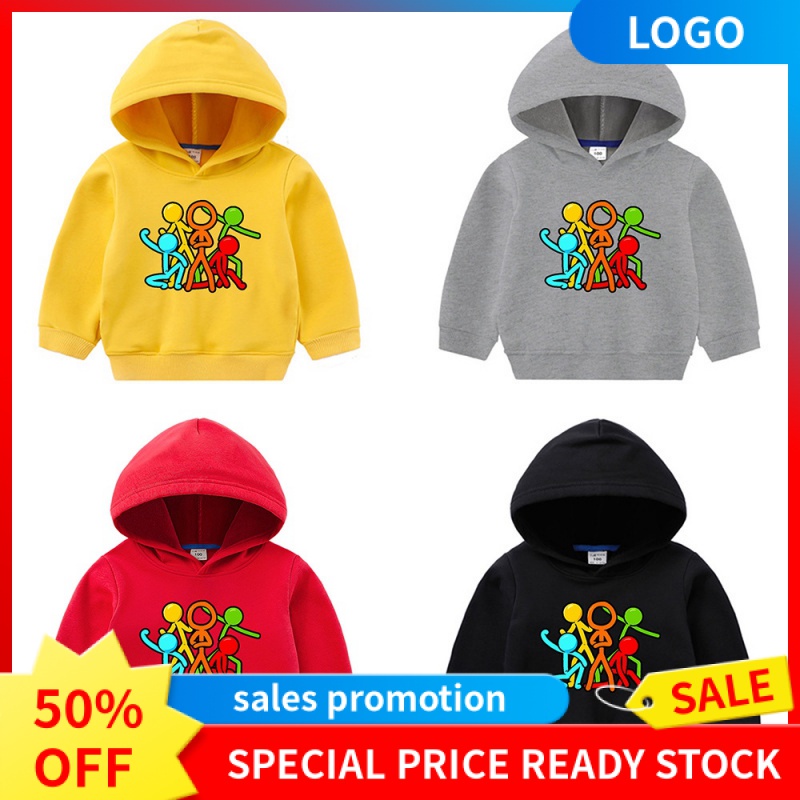 Áo Khoác Hoodie In Hình Alan Becker Hoạt Hình Đơn Giản Dành Cho Trẻ Em