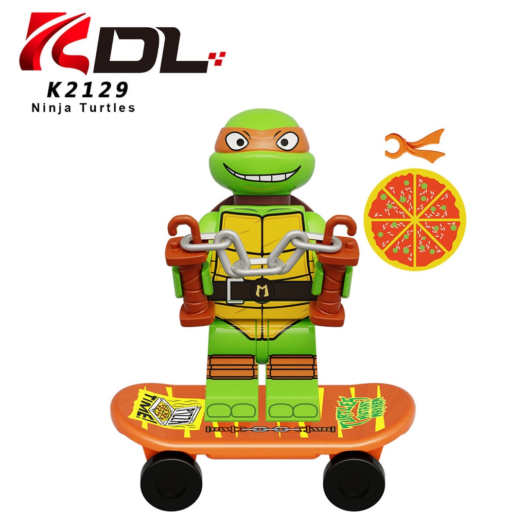 Mô Hình Đồ Chơi Lắp Ráp ninja Rùa Mini Giáo Dục Cho Bé