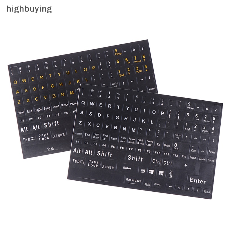 Miếng Dán Trang Trí Bàn Phím 120 Phím Chống Thấm Nước Chất Lượng Cao Mới