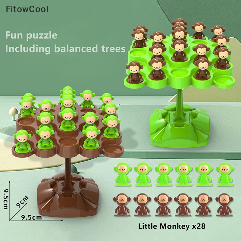 Fcvn Bộ Trò Chơi Gia Đình Khỉ Cân Bằng pinata mini Làm Quà Tặng Sinh Nhật Cho Bé Sơ Sinh qdd