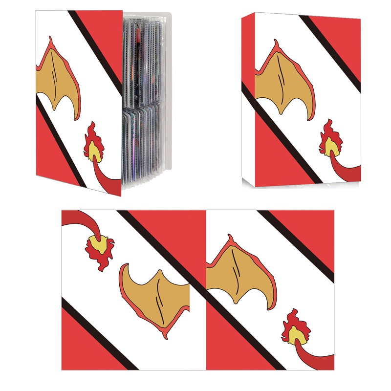 Album Đựng Thẻ Sưu Tầm Bốn Cổng In Hình Pokemon pokémon Cho Bé
