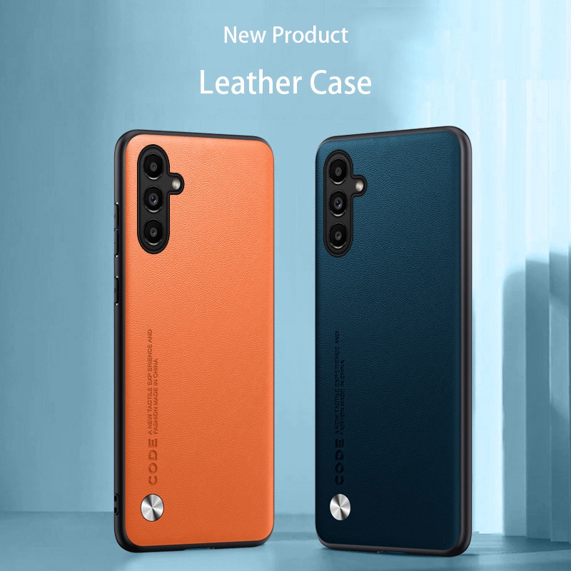 Casing For Samsung Galaxy A05 S A05S A15 A25 A35 A55 4G 5G Plain Skin Leather Texture Phone Case Texture Soft TPU Silicone Shockproof Casing Lens Protection Back Cover