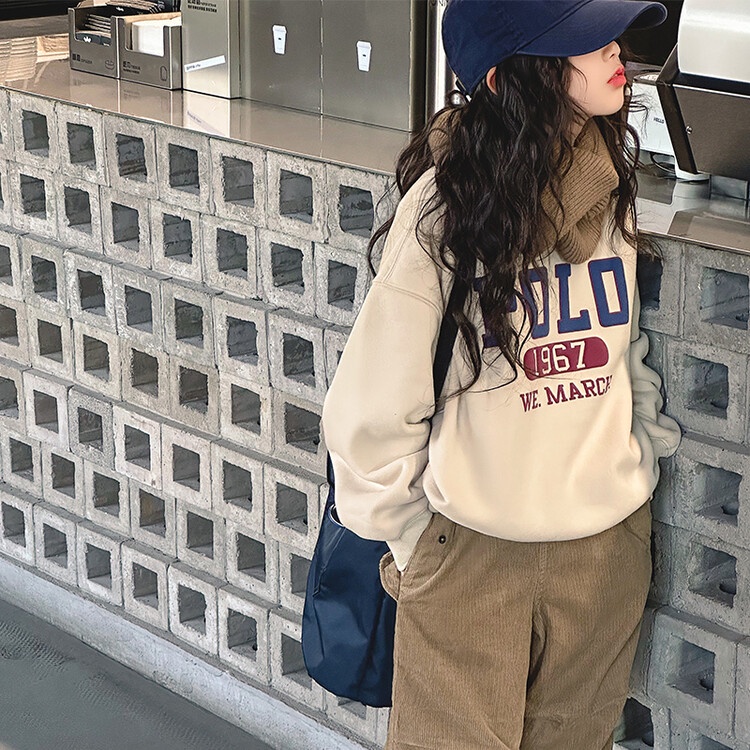 Set Áo Nỉ Dài Tay + Quần Yếm Thời Trang Cho Bé Gái