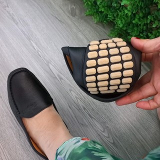 giày mọi da bò thật