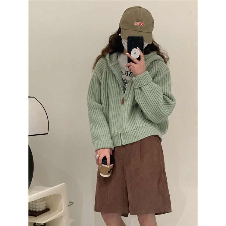 Áo Len áo khoác cardigan áo cardigan Thời trang hàn quốc