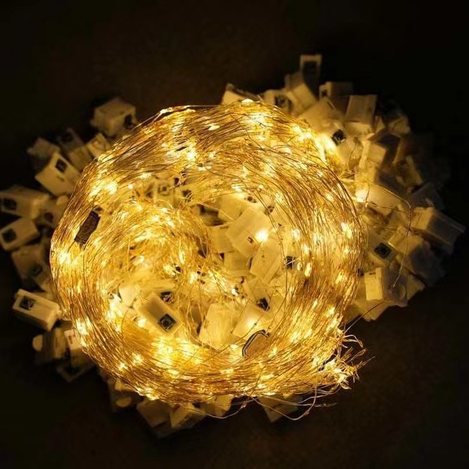 Dây Đèn led Hình Bó Hoa mini Nhiều Màu Sắc Dùng Trang Trí Bánh Kem Giáng Sinh