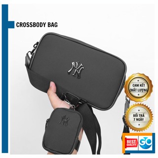  Túi đeo chéo nam nữ unisex thời trang cao cấp MLB dư xịn kèm túi nhỏ 