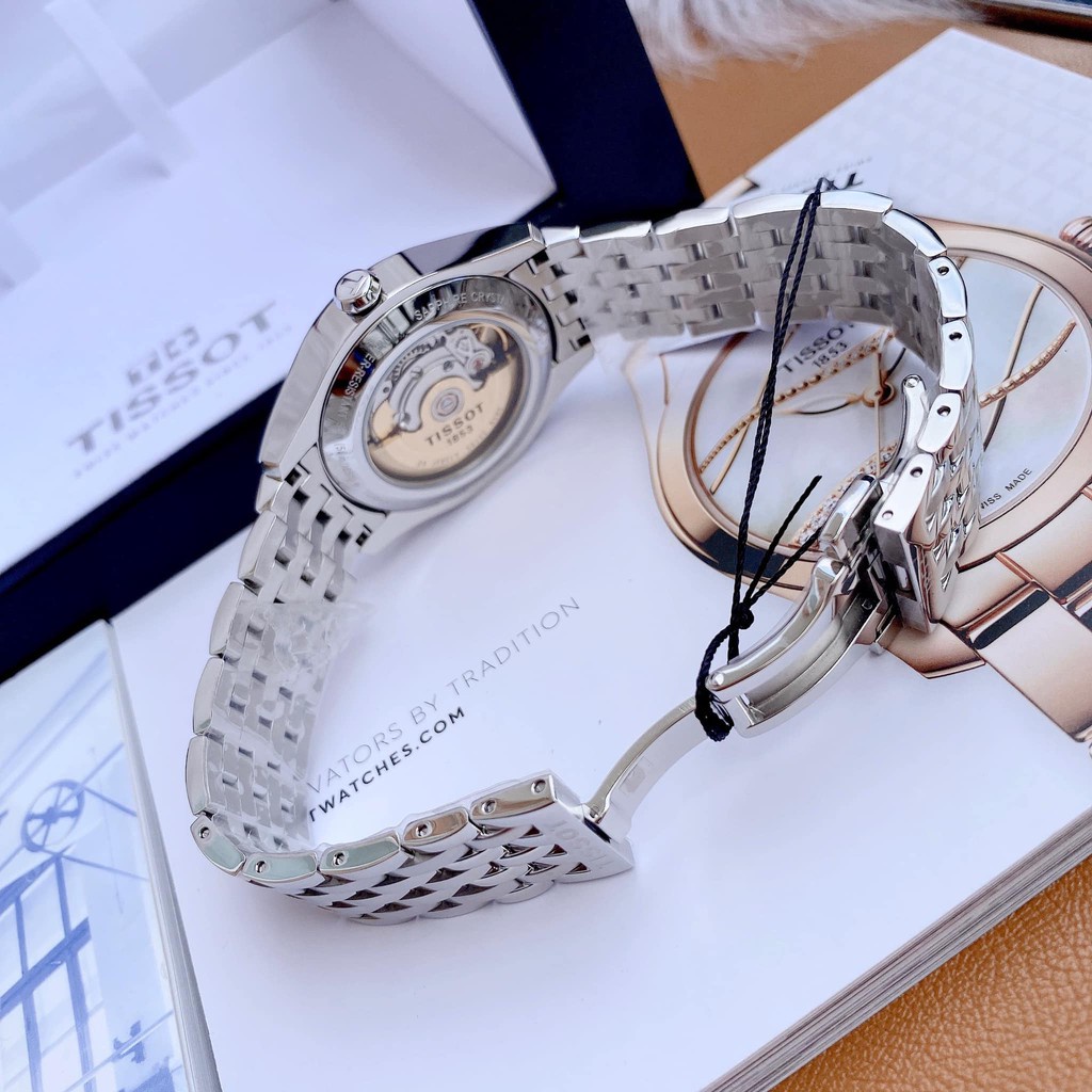 Đồng hồ nam chính hãng Tissot T038.430.11.037.00 - Máy cơ automatic - Mặt kính Sapphire Chính Hãng