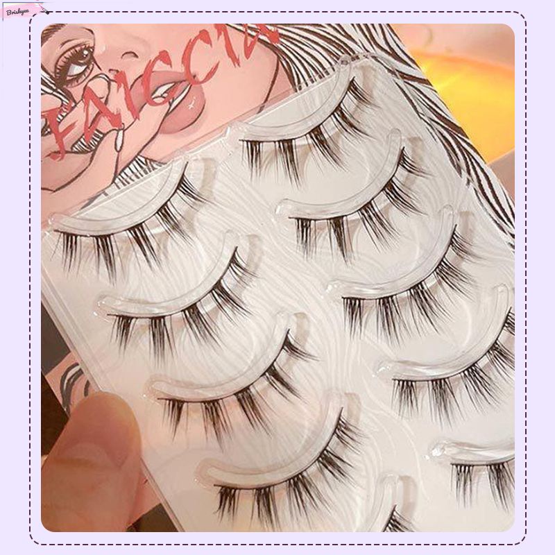 🎶Lông Mi Giả 5 Cặp Phong Cách Công Chúa 3D Tự Nhiên Siêu