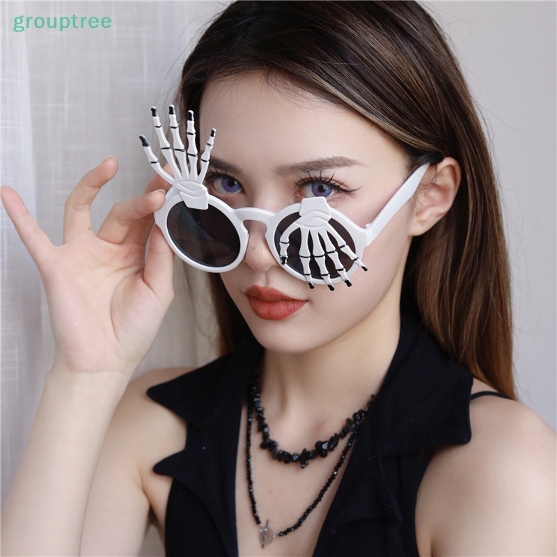 Kính Râm Hình Dơi Màu Trơn Phong Cách halloween Cho Nam Và Nữ prta