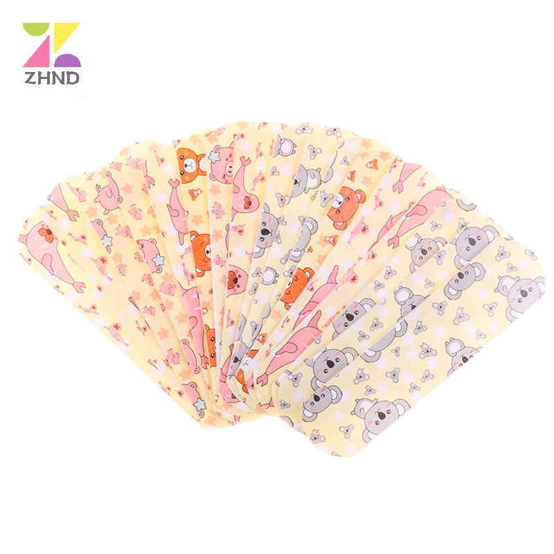 Set 120 Miếng Dán Hoạt Hình zhuzhengde Thoáng Khí Chống Thấm Nước