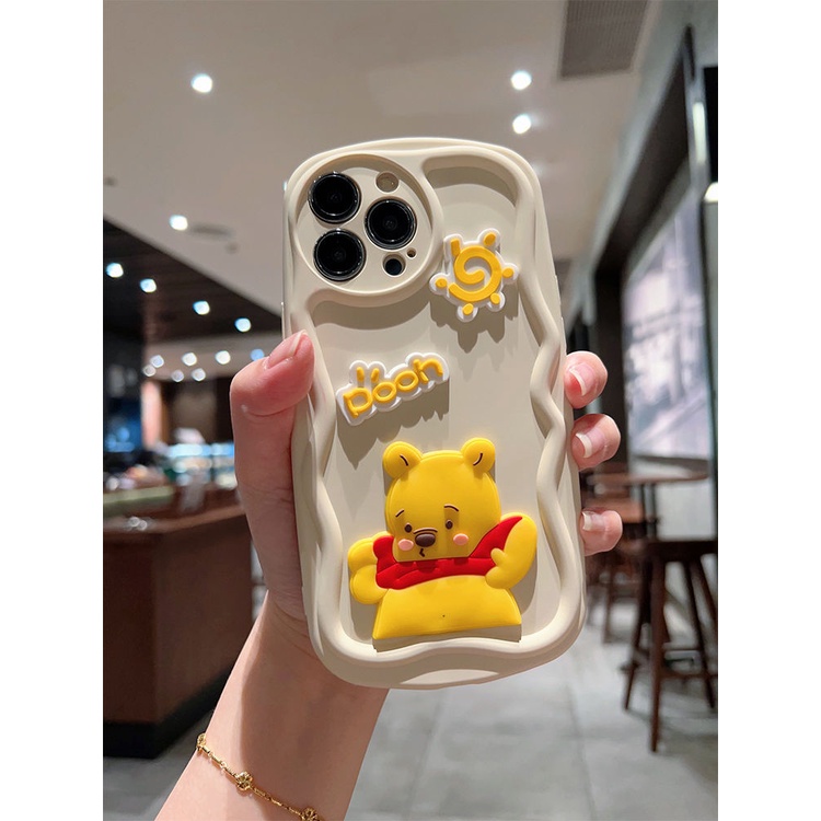 Hoạt Hình Ốp Điện Thoại Hình Gấu Dâu Tây Xinh Xắn Dành Cho iphone 14 iphone 12 iphone 1