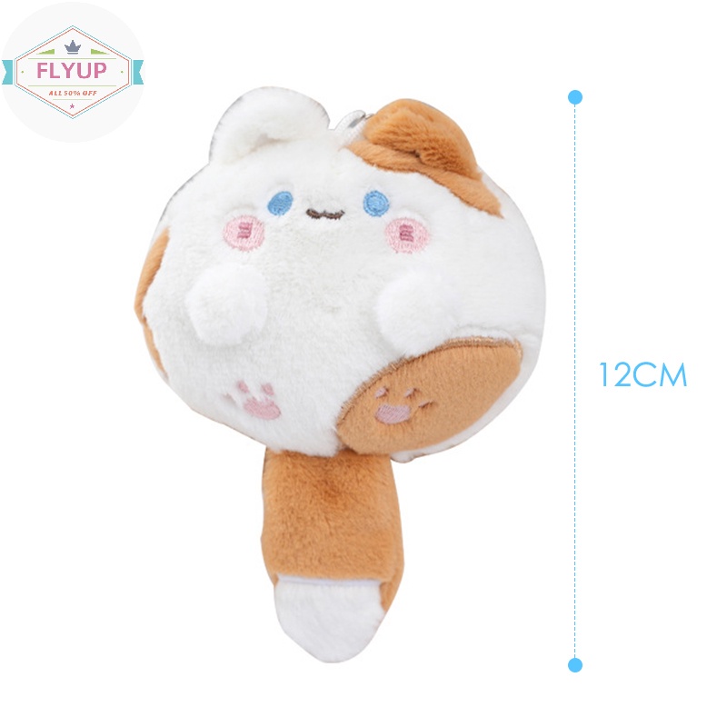 Flyup Mèo Bông Đuôi Dài Mềm Mại Đáng Yêu Chất Lượng Cao Treo Chìa Khóa Xe Hơi vn