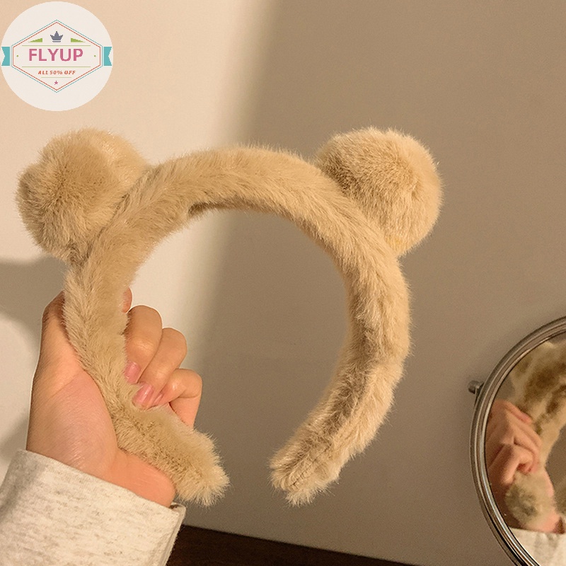 Flyup Băng Đô Cài Tóc Hình Tai Thỏ Bằng Lông Nhung Dễ Thương Xinh Xắn Cho Bé Gái vn