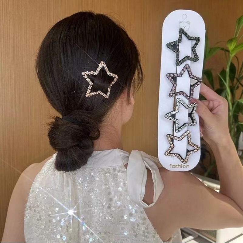 Kẹp Tóc Ngôi Sao Đơn Giản Thời Trang Hàn Quốc Cao Cấp Dành Cho Nữ