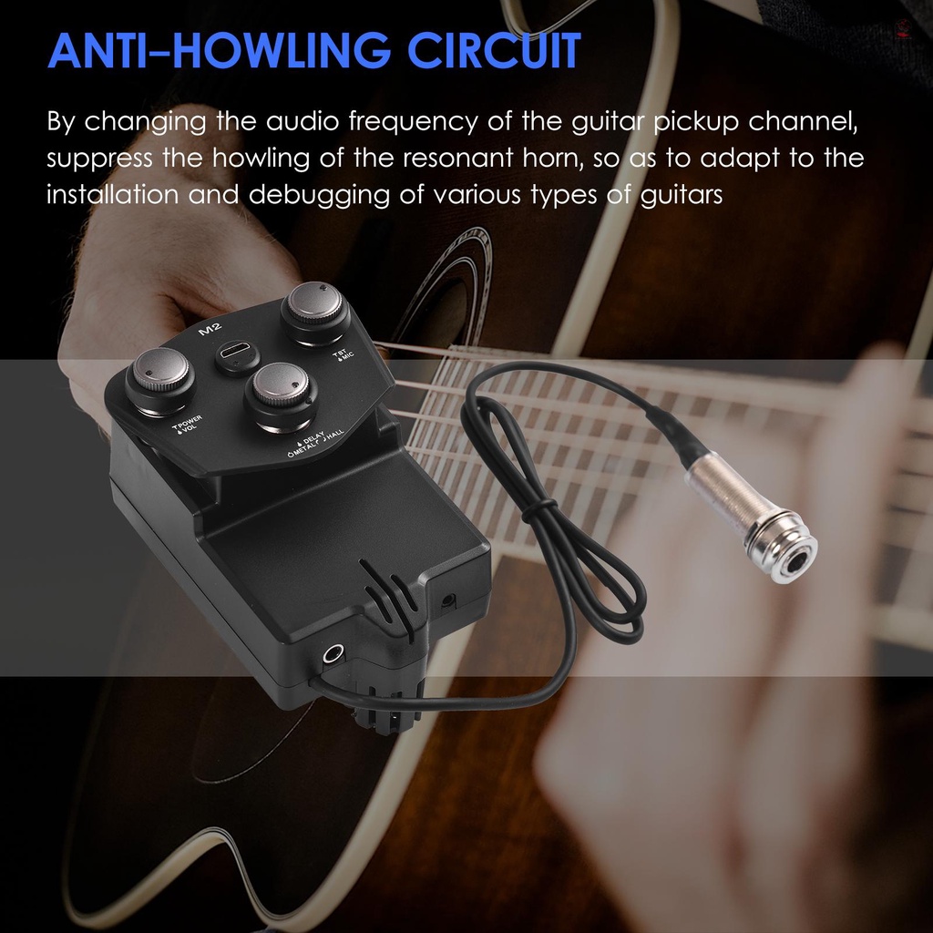 Bộ Dụng Cụ pickup Đàn guitar m2 2200mah diy Chuyên Dụng