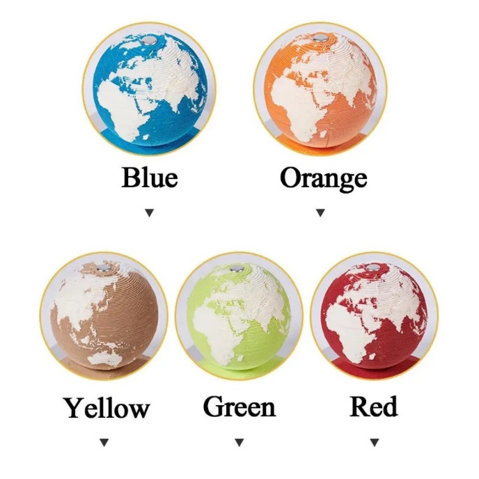 Mô Hình Lịch Để Bàn Hình Trái Đất 3d Bằng Giấy 2024 Dùng Trang Trí Văn Phòng / Nhà Cửa